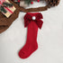 Baby Bow Christmas Socks Barrel Wool Socks Six Pairs